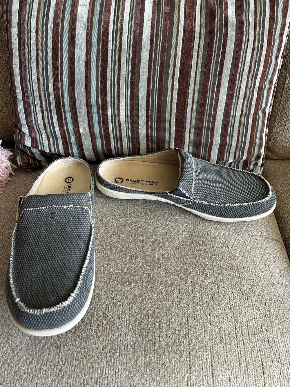 Gecko Man Walk Hero Arch Support Indoor Outdoor Slipper Shoe Size M12